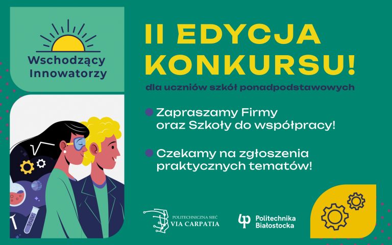 Grafika do II edycji konkursu Wschodzący Innowatorzy