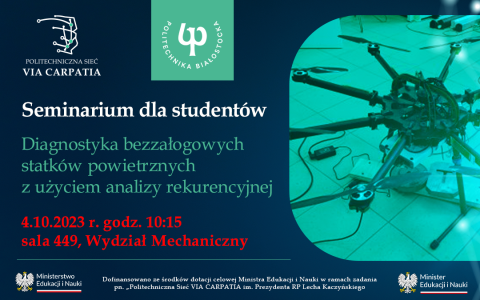 Seminarium Diagnostyka bezzałogowych statków powietrznych