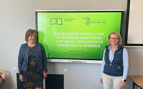 dr Magdalena Maria Czerwińska z Politechniki Lubelskiej oraz prof. dr hab. inż. Joanna Ejdys z PB