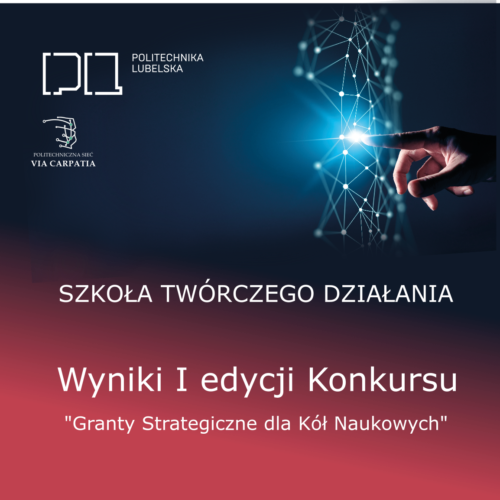 SZKOŁA TWÓRCZEGO DZIAŁANIA – Wyniki I edycji Konkursu “Granty Strategiczne dla Kół naukowych”